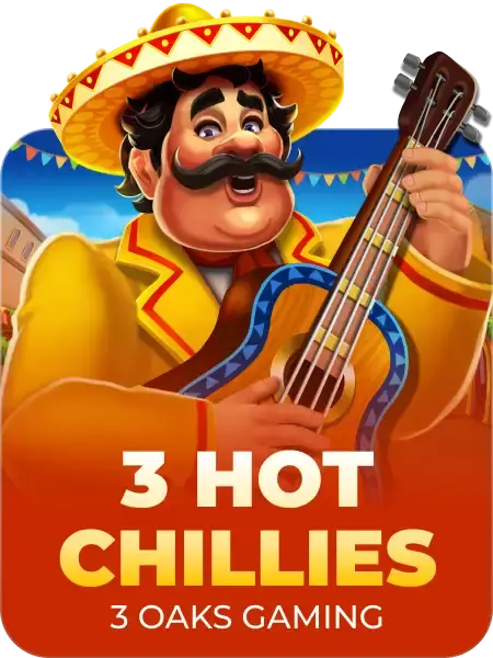 3 Hot Chillies slot artwork