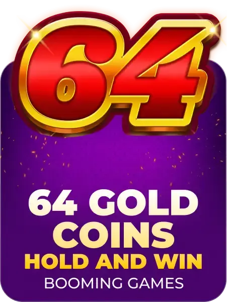 64 Gold Coins slot artwork